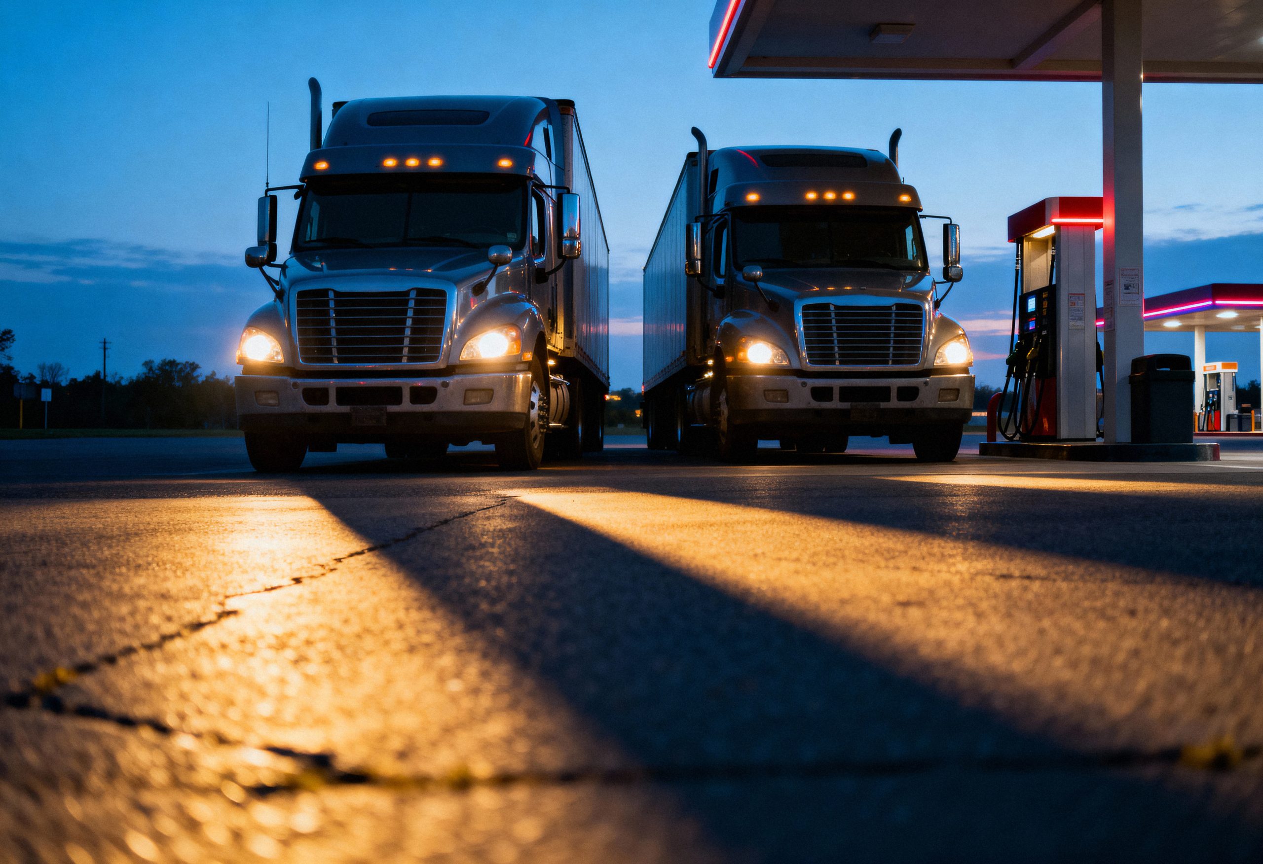 Reliable fuel logistics for trucks